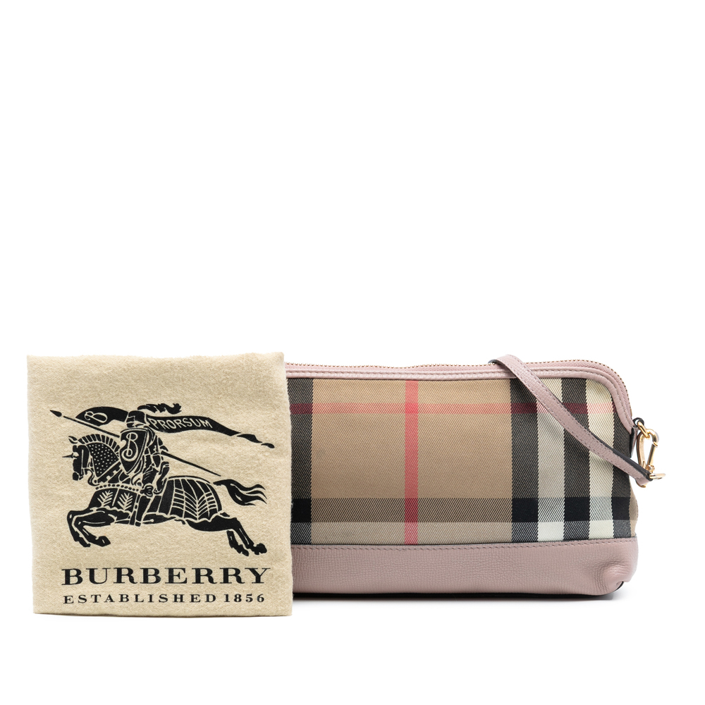 Pre-Loved Burberry House Check Canvas Derby Abingdon Crossbody - Picture 8 of 8